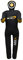 Grappling Dummy für Wrestling, Judo, Boxen, Bjj Werfen, Stehposition Leinwand (unbefüllt) (70 Zoll (Zoll), Schwarz Gelb)