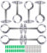 Gardinenstange Halterung,Biluer 8PCS 19mm+22mm Edelstahl Rundrohr-Halterung Halterung fur Die Vorhangstange Kleiderschrank Stangenhalter Fur Kleiderschrank Schrankrohr Zum Aufhangen (19mm+22mm)