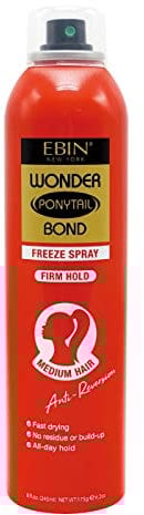 Wonder Lace Ponytail Bond Freeze Spray (Firm Hold - Medium Hair)