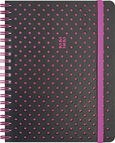 Brunnen Schülerkalender „Grey & Berry“ 2022/2023 A6 2 Seiten = 1 Woche, 1071845073, Motiv: Grey&Berry