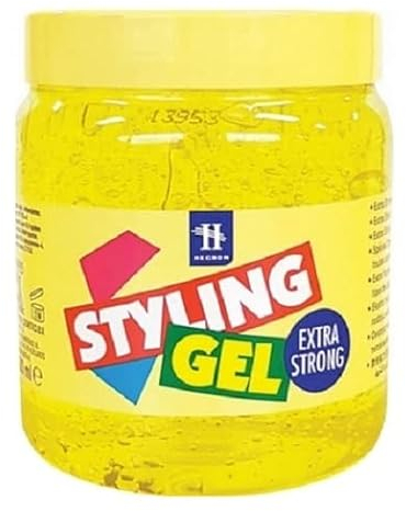 Hegron Styling Gel - Extra STRONG - Gel für alle Haartypen - 12er Pack (12 x 500ml)