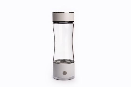 2VABU Botella de Agua Hidrogenada con Tecnología SPE y PEM, Generador de Agua Hidrogenada Rica en Antioxidantes de 450 ml, Agua de Hidrógeno Molecular en Minutos, Ideal para Oficina, Deporte y Regalos