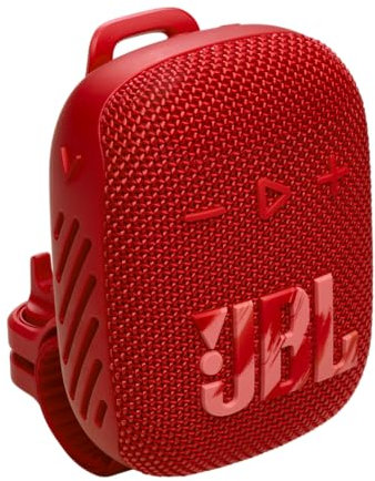 JBL Wind 3S - Altavoz Bluetooth delgado para manillar (rojo)
