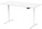 StandXT Schreibtisch höhenverstellbar elektrisch D06, 2 Motoren, Höhe 62-128cm, Kollisionsschutz, 100 kg Traglast, Memoryfunktion