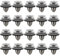 Create idea 20 Stück Vorderradlauf Flare Trim Moulding Clips 07142754954 Kompatibel mit BMW Mini Cooper R55 R56 Zierleisten Clips Kunststoff