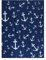 Halstuch Schlauchschal Damen Multifunktionstuch Schutz Herren Maritim Anker Design Atmungsaktiv Sport Rundschal Motorrad Tuch Loop (Anker blau maritim)