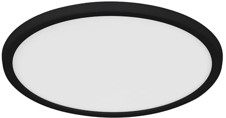 LED Deckenlampe schwarz Nordlux Oja 29 IP20 1600lm 2700K Stepdimmer