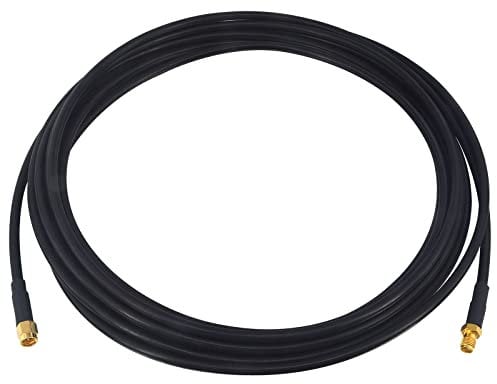 YILIANDUO Ultra Low Loss RF Coaxial SMA Male to SMA Female Bulkhead L-195 Cable 3M for 3G 4G LTE Antenna SDR Equipment Antenna Ham Radio ADS-B GPS