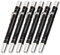 MODOAO Stift-Licht-Taschenlampe, 6 Stück, 2-in-1 weiß-violett, mit Clip, zweifarbiger Stift-Lichtdetektor für Lecks, Haustierurin, Skorpion, Hotelinspektion, trockene Flecken und Bettwanzen