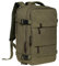 KAUKKO Canvas 40L Reiserucksack, Freundlich Handgepäck Rucksack Travel Backpack für 15,6 Zoll Laptop, Flug Genehmigt Bordgepäck Wasserabweisend Kabinenrucksack für Weekender Trip, FH12-Grün