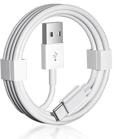 Gawyawn 10ft USB A to USB C Cable for iPhone 15 Plus/15 Pro Max & iPad 10/12.9/iPad Air/6th Gen Mini Charger Cable, White