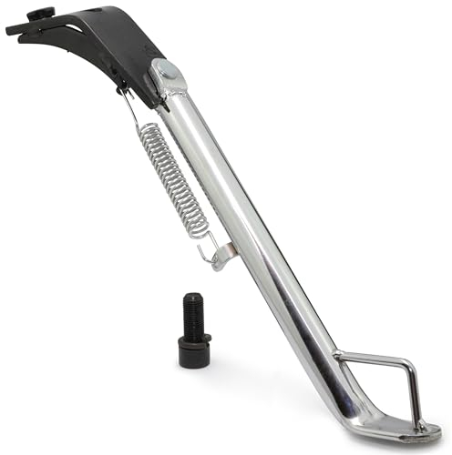 Easyboost cavalletto laterale cromato per MBK Booster e Yamaha Bw's (prima e dopo il 2004)