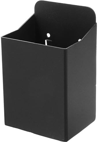 IMIKEYA Wall-Mounted Bottle Cap Catcher Metal Bucket Beer Bottle Caps Collector for Kitchen Garage and Bars Beer Accessories Black