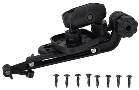 Kugelförmige Fischfinder-Halterung, Vielseitiges All-in-One-Design, Fischfinder aus Nylon-Gummi für Kajak-Angler