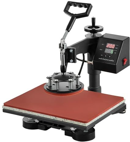 QLXYYFC Heat Press 5 In 1 Heat Press Swing Away Sublimation T-Shirt Mug Hat Transfer Sublimation Hot Press Tools 12 X15 Heatpress