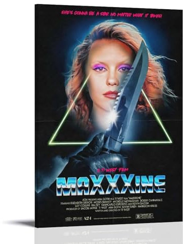 ijshndgn MaXXXine Poster, Vintage-Kunst, Raumdekoration, ästhetisches Poster für Schlafzimmer, Wohnzimmer, Wände, ästhetisches Poster, 60 x 90 cm, Rahmenstil