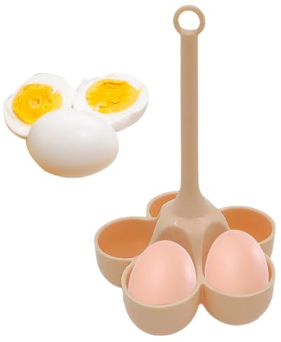 Cuiseur à œufs en silicone | Cuiseur vapeur à œufs durs en silicone avec 5 trous – Support pour pocher les œufs à la vapeur, gadget de cuisine