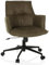 hjh LIVING Homeoffice Stuhl gepolstert SOLAO Life Schreibtischstuhl Drehstuhl höhenverstellbar, Stoffbezug Grün