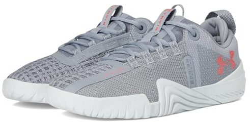 Under Armour Herren Tribase Reign 6, Steel/Distant Gray/Racer Red, 8
