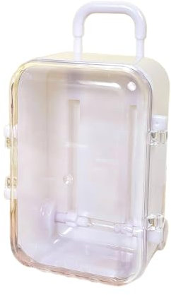 Koffer Für Puppen Kleidung Zubehör 18-Zoll Puppen Mädchenspielzeug Miniatur Puppenhaus Dekoration Roller Reise