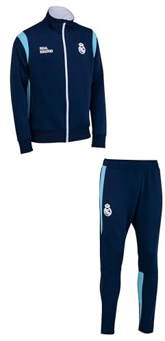 Real Madrid Chándal Fit Real – Colección oficial de fútbol – Talla para hombre M