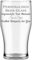 Personalised Engraved Pint Beer Glass with Custom Name Message Beer Glass | with Optional Gift Box Or Bag | Custom Gift for Men for Christmas, Father's Day, Birthday Personalised Gift for Men