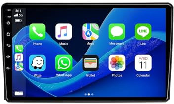 9 Pulgadas Android 13 Radio Coche para Ford Kuga 2004-2005 con Android Auto/Carplay GPS WIFI/4G Bluetooth Radio FM Pantalla Dividida USB SWC GPS Coche Navegador(8+256G)