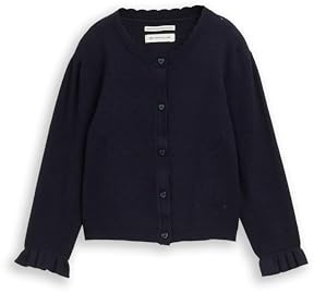TOM TAILOR Mädchen Kinder Strickjacke mit Ajour-Details