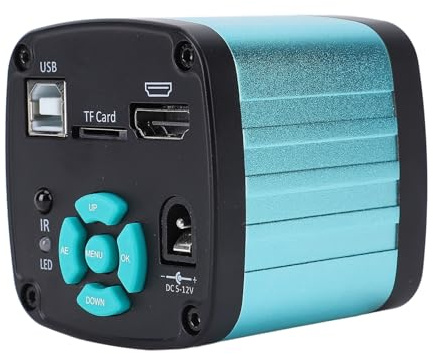 CFTGIW Elektronische Mikroskopkamera 48mp 4K 1080p HD Multimedia Interface USB2.0 Ausgabe Industrial Video Microskop Camera EU -Stecker Videogröße Elektronische Mikroskop -Kamera 48mp (EU-Stecker