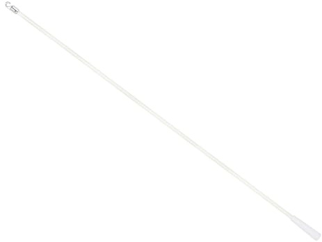 sourcing map 32 Blinds Wand Replacement, PVC Blinds Tilt Wand with Hook and Grip, Vertical Blinds Rod Stick for Window Curtain Opener Accessory, White