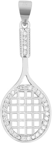 Akzent Anhänger für Damen in 925 Silber, 100% Wasserfest & Hautverträglich