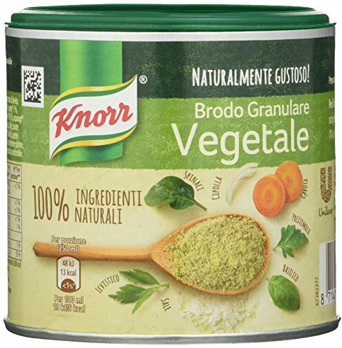 Knorr Granulare Vegetale 100% Ingredienti Naturali, 135 Grammi - 6 Confezioni