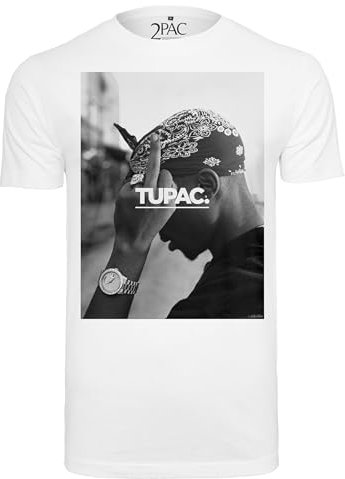 Mister Tee Herren T-Shirts 2Pac F*ck The World weiß 5XL