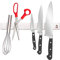 GLD - 16 (40cm) Magnetic Knife Rack/Holder. Deluxe, Elegant Stainless Steel Hanging Knife, Tool and Utensil Strip. Horizontal Rack for Kitchens, Bars and Garages.