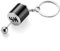 Mini Gangschaltung Hand,Schaltgetriebe Schlüssel,Kreative Auto Teil Modell Gear Shifter Keychain, Mini Auto Schaltknauf Getriebe Metall Schlüsselanhänger Schlüsselanhänger für Männer(schwarz)