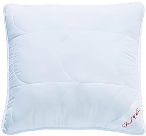 CelinaTex First Class Kopfkissen 50 x 50 cm Mikrofaser Kissen Hohlfaser Nackenkissen atmungsaktiv Kochfest
