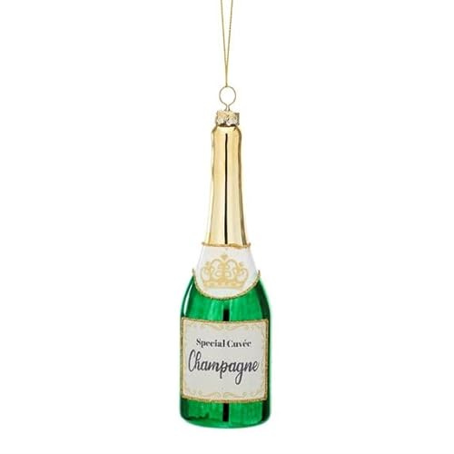 Sass & Belle Luxe Champagne Bottle Shaped Bauble
