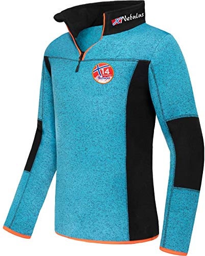 Nebulus Fleecepulli PAAVO Herren - Reißverschluss, Pullover