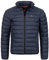 Höhenhorn Balmhorn Veste demi-saison matelassée avec capuche pour homme, Bleu nuit, M