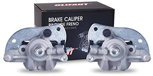 OLIFANT Front Brake Calipers for Yamaha Grizzly 550, 700 & Kodiak 700 ATVs, Raptor 250 with Pads (2007-2021, 2008-2013) - Set of 2
