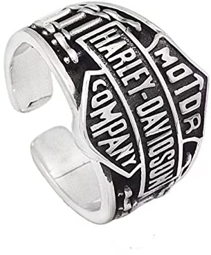 Ring Silber Schmuck Harley Verstellbare Retro Klassische Partei Frauen Exquisite Paar Mode Einfachheit Geburtstag Männliche Lokomotive Windspiel Gedenken Geschenk