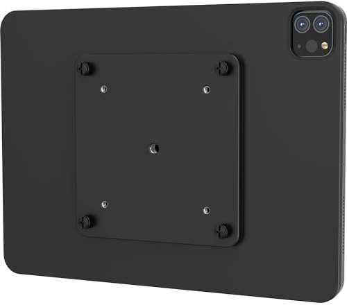 CharJenPro MagFlott Support VESA pour iPad Pro 11, Air, 10ème génération, support magnétique intégré pour iPhone, avec MagSafe, câble USB C de 6 pouces, aucun outil nécessaire