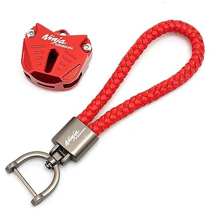 JRink Étui pour Clef de Moto pour Kawasaki NINJA1000SX Ninja 1000SX NINJA1000 SX Moto CNC Accessoires De Moto Étui À Clés Coque Porte-clés (Couleur : 1 Set Red)
