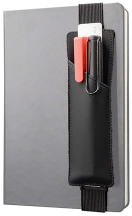 KGDUYC Stifthalter-Set aus Leder – Stifthalter für Notebook, elastische Stifthaltertasche,PU-Leder-Federmäppchen mit Gummiband, Stifthalter für Tagebuch, erhältlich für Notebook und Bullet Journal