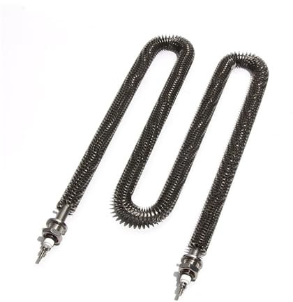 SSIMOO Rippenrohrheizkörper W-Typ M18 x 25 mm, Anschlussschraubengröße, W-Form, Durchmesser 12 mm, 220 V, 1500 W/2000 W/2000 W, 304SUS Kindly (Size : 220V, Color : 2000W 450 500L M18)