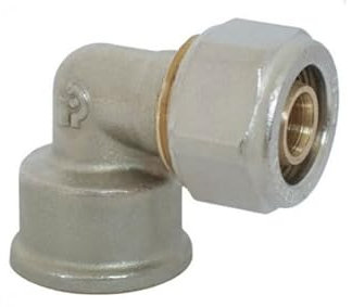 Raccordo curva femmina gomito 90° per tubo multistrato (32x1)