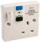 RCD SINGLE 1GANG SOCKET 13AMP 30MA TRIP TYPE A RATED LATCHING