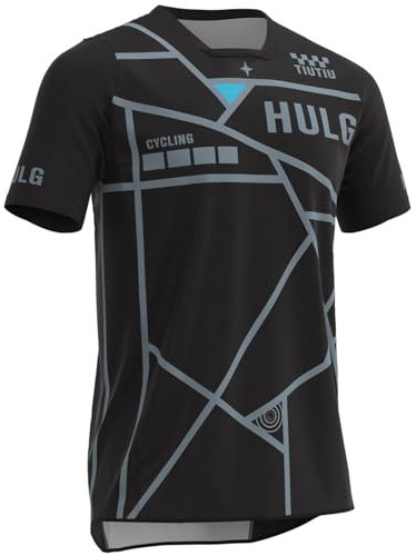 Mountainbike Shirt MTB Downhill Freeride I Fahrrad Trikots Herren Damen I Jersey atmungsaktiv, schnelltrocknend I Radtrikot Kurzarm (AIM020,XXL)