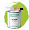 PACK Kreidefarbe für möbel 750ml + Malerpinsel speziell für Chalk Paint - Möbellack Natürlicher Kreideeffekt - Farbe für Holz (Limette)
