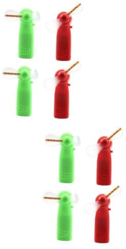 CIYODO Kids Light up Hand Fan 8 Pcs Desk Fan Favor Fans Table Cooler Usb Fan Handheld Fan Flashing Hand Fan Toy Hand Fan Basket Colorful Glowing Fan Portable Hand Fan Light up Hand Mini Led Fan